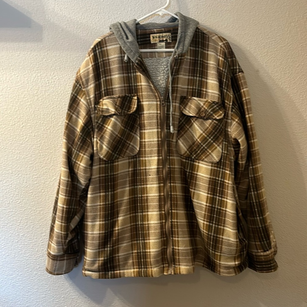 Wilderness insulated hooded flannel size XXL